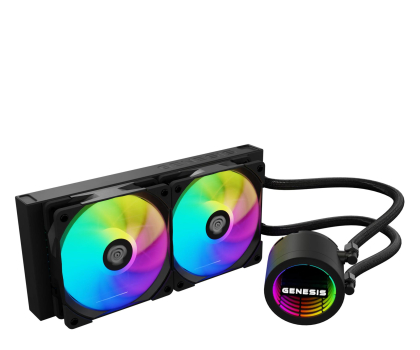 Wentylator do komputera GENESIS Hydria 240 ARGB 2x120mm NLG-2319